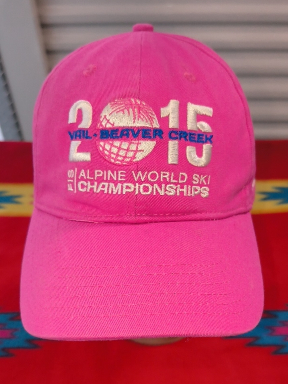 2015 Vail Beaver Creek Alpine World Ski Championship Snapback Hat Cap OSFA
